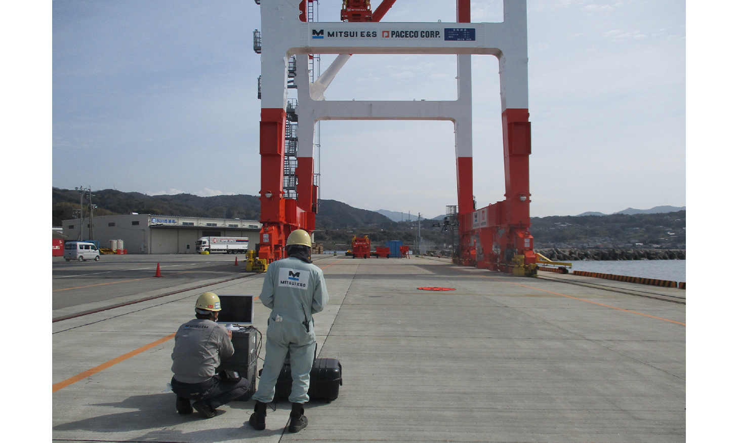 Scene of Drone Inspection